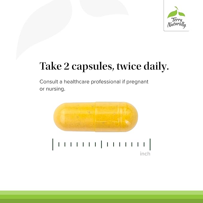 Terry Naturally Healthy Feet &amp Nerves - Herbal Supplement with Bioactive Vitamin B12 - Circulation &amp Nerve Health Support Supplement - Vegan Capsules with Boswellia Serrata - 60 Capsules