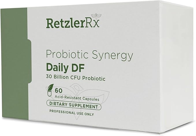 Probiotic Synergy Daily Df - 30 Billion CFU - Acid Resistant DRCaps - Lactobacillus Acidophilus La-14 Lactobacillus Plantarum Lp-115 Bifidobacterium Longum Bl-05 HOWARU Bifido HN019-60 Count