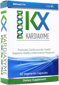 Xooma KardiaXyme Heart &amp Inflammation Support | Capros® Amla Extract + Senactiv® Polyphenol Complex | Antioxidant Circulation Cellular Vitality &amp Active Aging Supplement | 60 Capsules