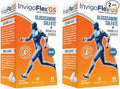 INVIGOFLEX Glucosamine Sulfate (Shellfish Free Sodium Free &amp Vegetarian Safe) Non GMO Gluten Free - with Boswellia Serrata - Premium Joint Supplement GS - 2 Pack