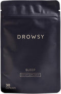 Drowsy Sleep - Nighttime Sleep &amp Skin Supplement with Magnesium L-Tryptophan L-Theanine &amp Hyaluronic Acid - Supports Restful Nights &amp Glowing Skin - Non-Habit Forming