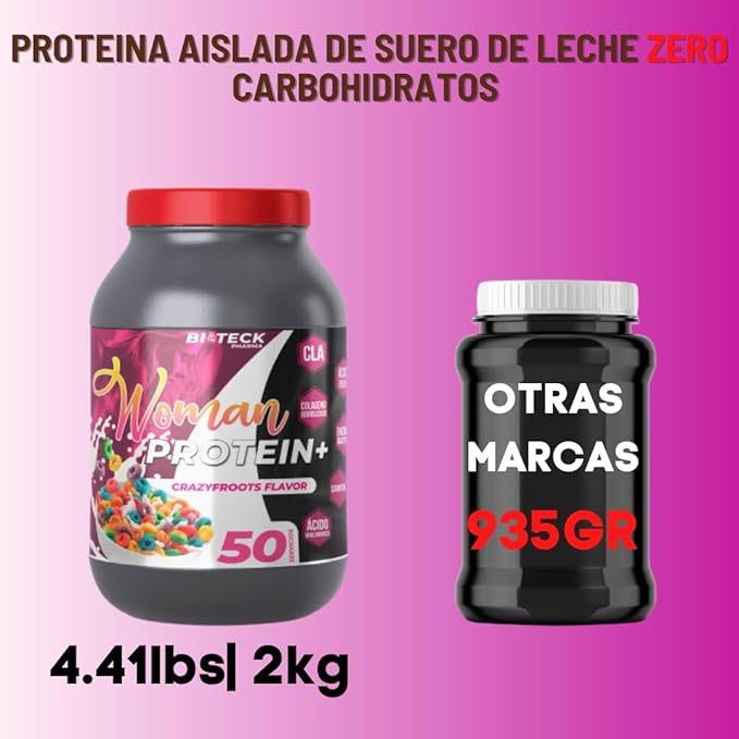 BIOTECKPHARMA | Woman Protein Fruit Cereal Flavor ... (Fruit Cereals 2KG)
