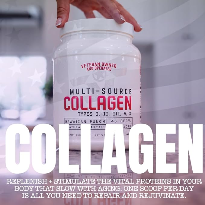 Multi-Source Collagen Promotes Hair Skin and Nail Health (Unflavored)