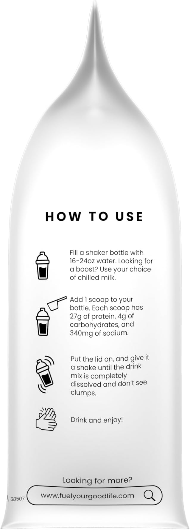 Protein Powder - 30 Servings - Protein from Beef - Vanilla Flavor