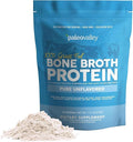 Paleovalley 100% Grass Fed Beef Bone Broth Protein Powder - Rich in Collagen Peptides for Hair Skin Gut Health Bone and Joint Support - 15g Protein Per Serving - No Gluten or GMOs