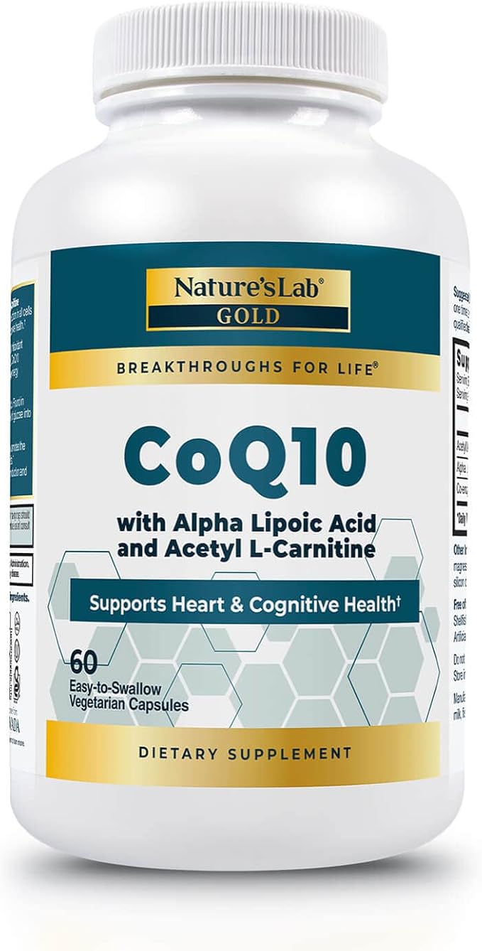 Nature's Lab CoQ10 + Alpha Lipoic Acid + Acetly L Carnitine &amp One Daily Multivitamin