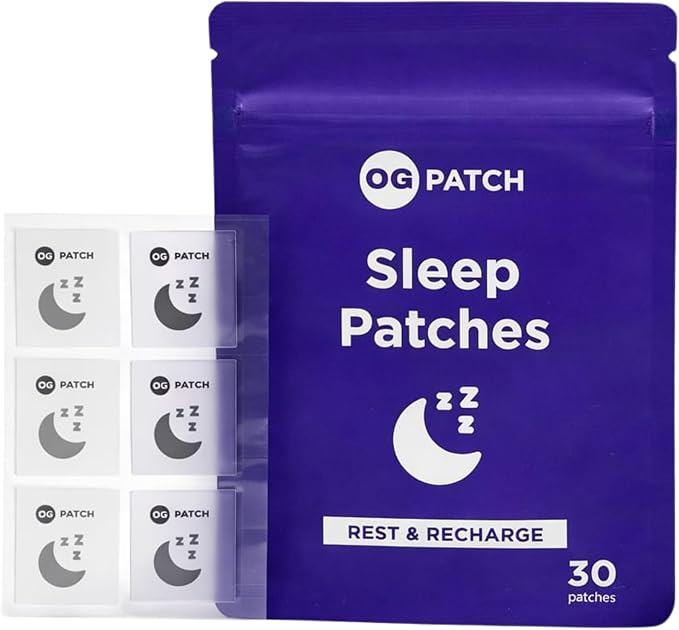 Sleep Transdermal Patches – Rest &amp Recharge Nighttime Wellness – Relaxation &amp Bedtime Routine Support (30 Count)