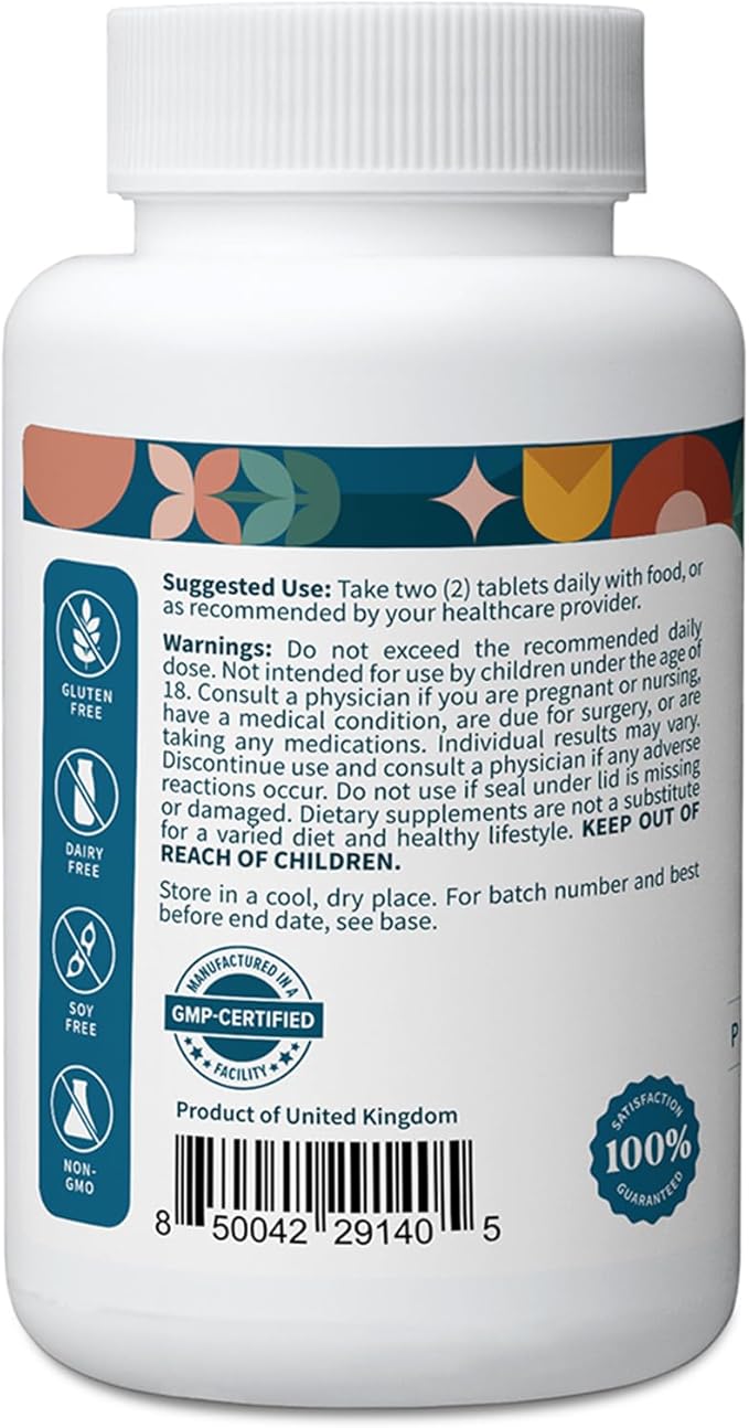 Pattern Wellness Glucosamine Chondroitin Complex with MSM &amp Hyaluronic Acid – Supports Joint Cartilage &amp Flexibility Health – 60 Tablets