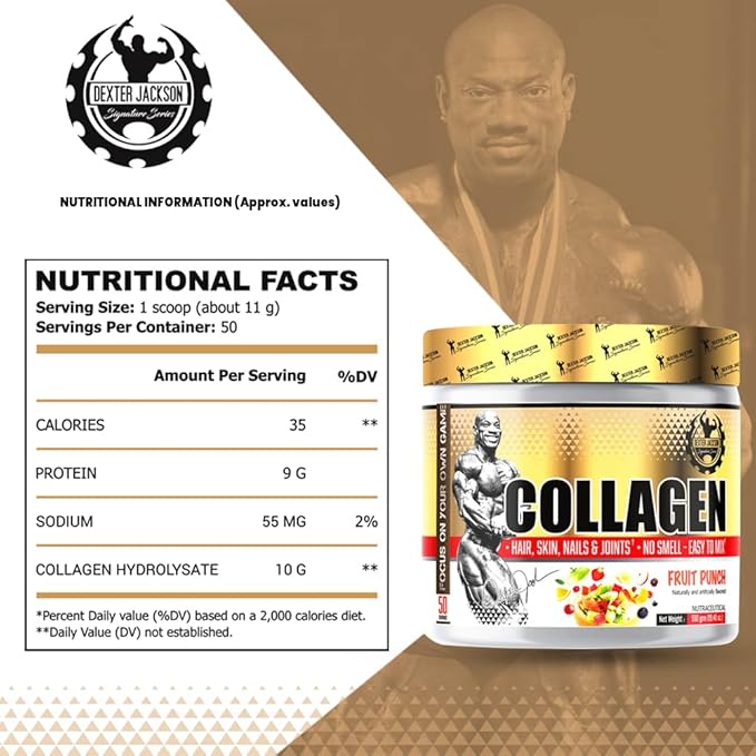 Gold Series Collagen | 550g (50 Serving Fruit Punch)