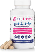 Just Thrive Gut 4-tify - Gut Health Supplements for Women and Men - Anti Bloat 90 Vegetable Capsules