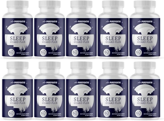 Sleep Guard Plus Promotes Relaxation &amp Restful Sleep Natural Sleep Support Supplement | Dietary Supplement - 10 Bottles