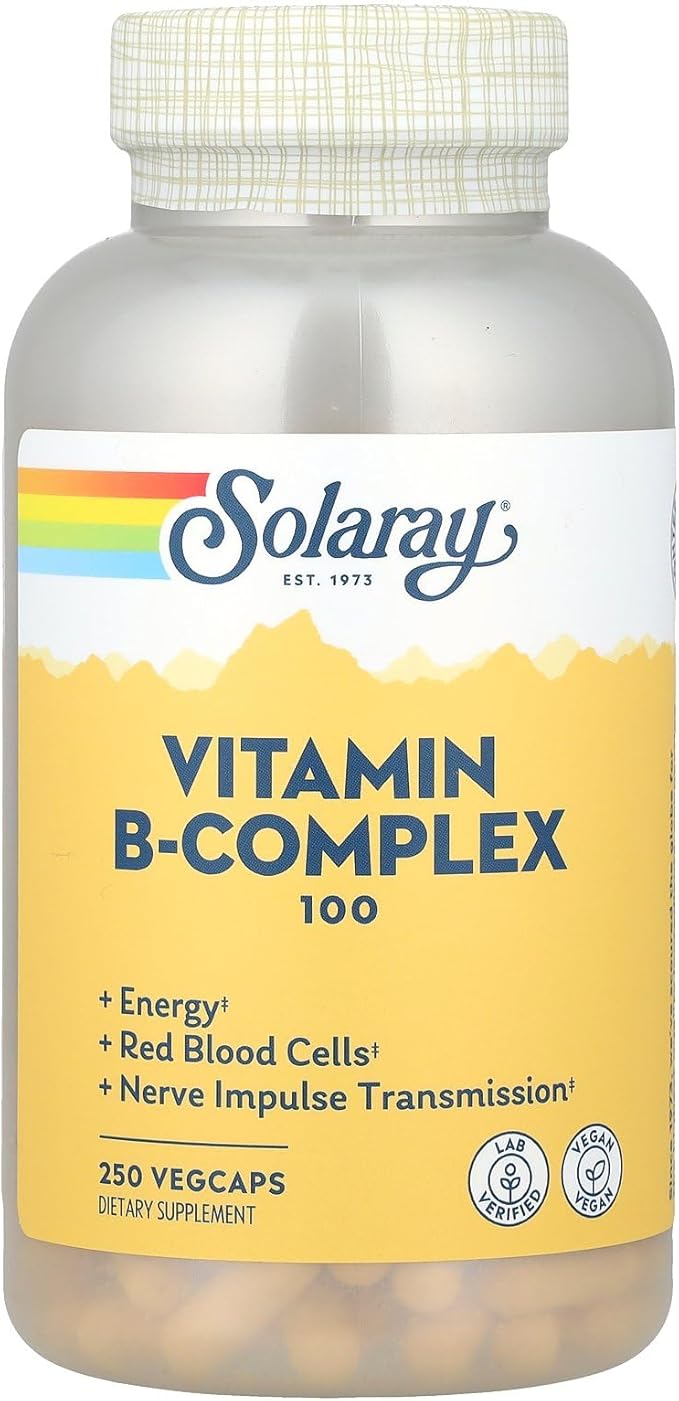 Solaray B Complex Supplement 100mg 250 Count