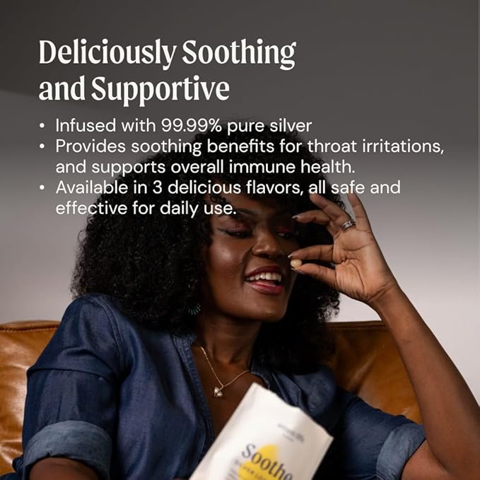 Ameo Life Colloidal Silver Liquid Drops 150 mcg with Honey Lemon Flavor - 100 Count Immune Support Supplement Natural Colloidal Silver Cough Drops Alternative - Vegan Gluten-Free &amp Non-GMO