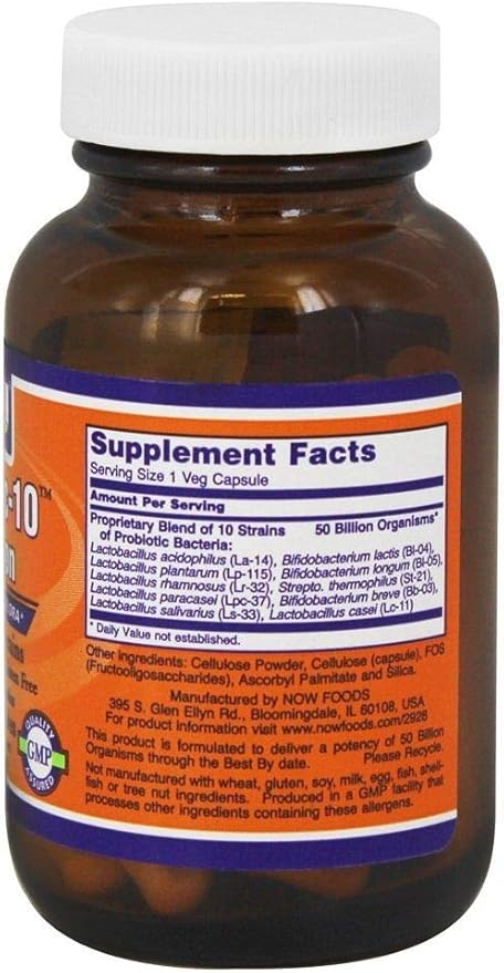 NOW Foods - Probiotic 10-50 Billion 50 Veg Capsules