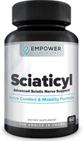 Sciaticyl – Nerve Support Supplement with B1 B6 B12 Magnesium NAC ALC &amp Alpha Lipoic Acid – Supports Nerve Function Mobility Comfort &amp Circulation – 60 Capsules