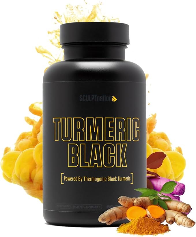 Sculpt Nation by V Shred Powerful Turmeric Supplement - Turmeric Curcumin with Black Pepper &amp Patented Ingredients for Joint Health - 30-Day Supply
