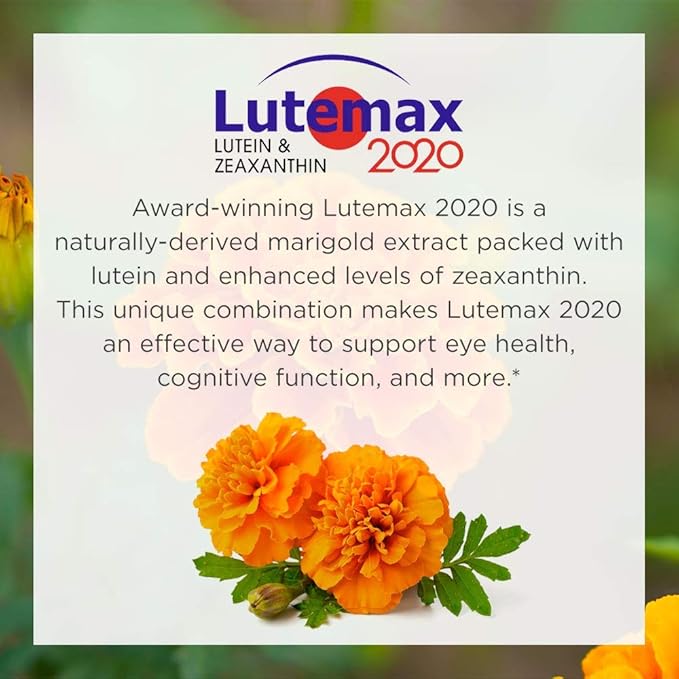 Ultimate Eye Support by Purity Products - 10 mg of Lutein w/Lutemax 20/20 100 mg of Alpha Lipoic Acid 2 mg Zeaxanthin Eye Vitamins - Clinically Studied - Blue Light Wave Protection - 90 Capsules
