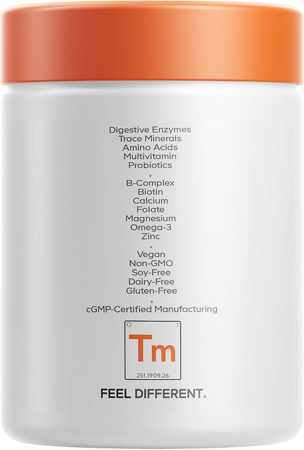 Codeage Teen Multivitamin Supplement – Daily Vitamins and Minerals for Teen Boys and Girls – Organic Whole Food Formula with Omega-3 and Vitamins A to K - 60 Capsules