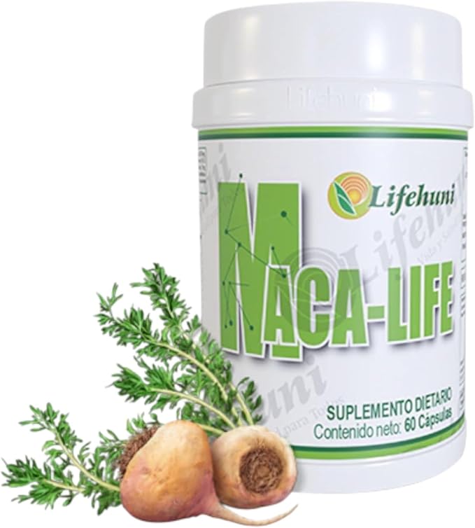 Herbal Duo Capsule Blend DVI-HER &amp MACA-Life – Plant-Based Formula – 60 Capsules Each