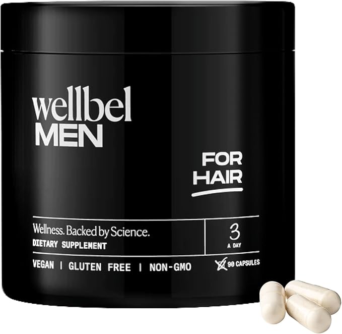 WELLBEL Mix Pack Mens and Women Clean Supplement for Hair Skin and Nails Vegan Gluten Free and Non GMO