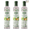 Ultra Natura Detox Vinegar 3 Packs 500 ml Organic Apple Cider Vinegar with 12 Herbal Blend – Supports Digestion Metabolism &amp Detox No Additives Non-GMO Vegan Vinegar