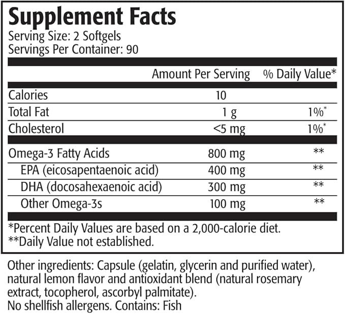 Res-Q 2500 TG Omega-3 Fish Oil Mini Gel Capsules