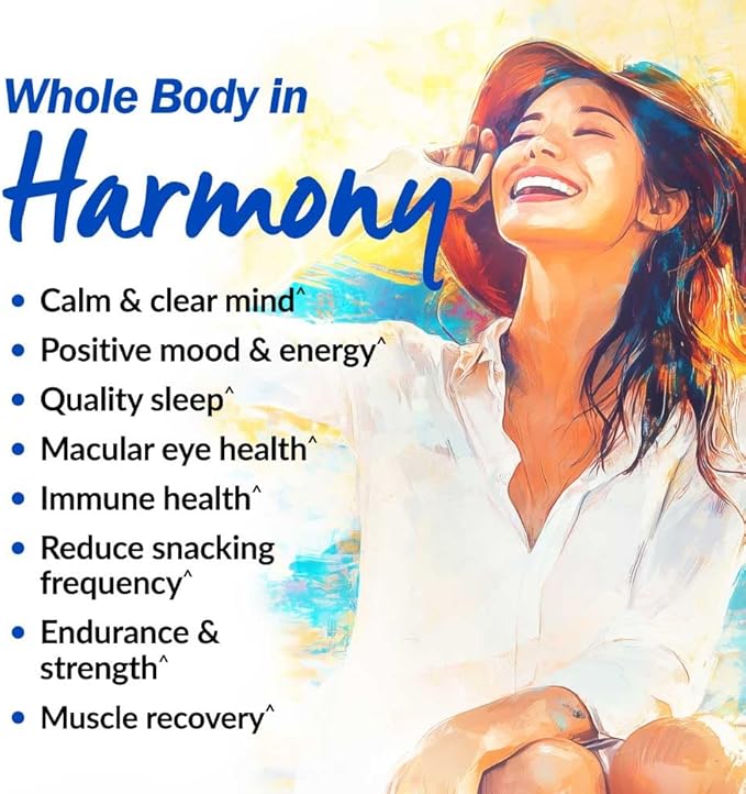 LABO Nutrition Happy Calm with KSM-66 Ashwagandha 5% Withanolides Saffron Extract and Black Pepper Extract for Stress Relief Energy Quality Sleep &amp Relaxation Non GMO 90 Veggie Capsules