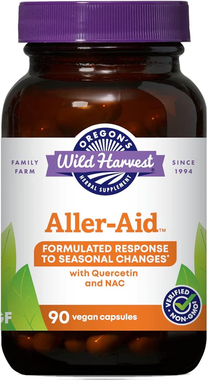 Oregon's Wild Harvest Aller-Aid with Quercetin Supplement 90 Count