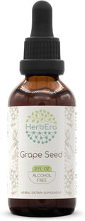 Grape Seed B60 Alcohol-Free Herbal Extract Tincture Concentrated Liquid Drops Natural Grape (Vitis Vinifera) Dried Seed (2 fl oz)