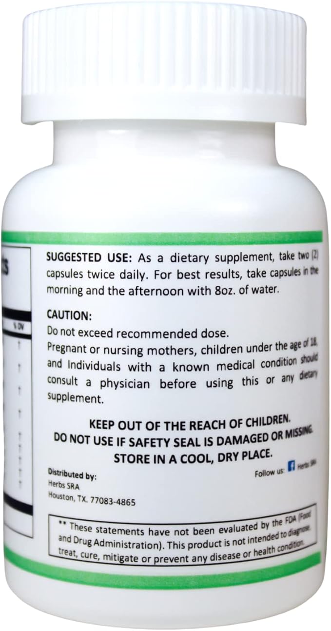Herbs SRA LiverDetox+ Liver Support Supplement with Milk Thistle Dandelion Turmeric &amp Artichoke Supports Liver Health and Daily Wellness 120 Vegetarian Capsules