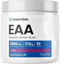Bucked Up Essential Amino Acids - EAA Powder - Easy Mix Non Clumping Formula - for Pre/Intra Workout - Grape Flavor - 30 Servings - 11.6 oz