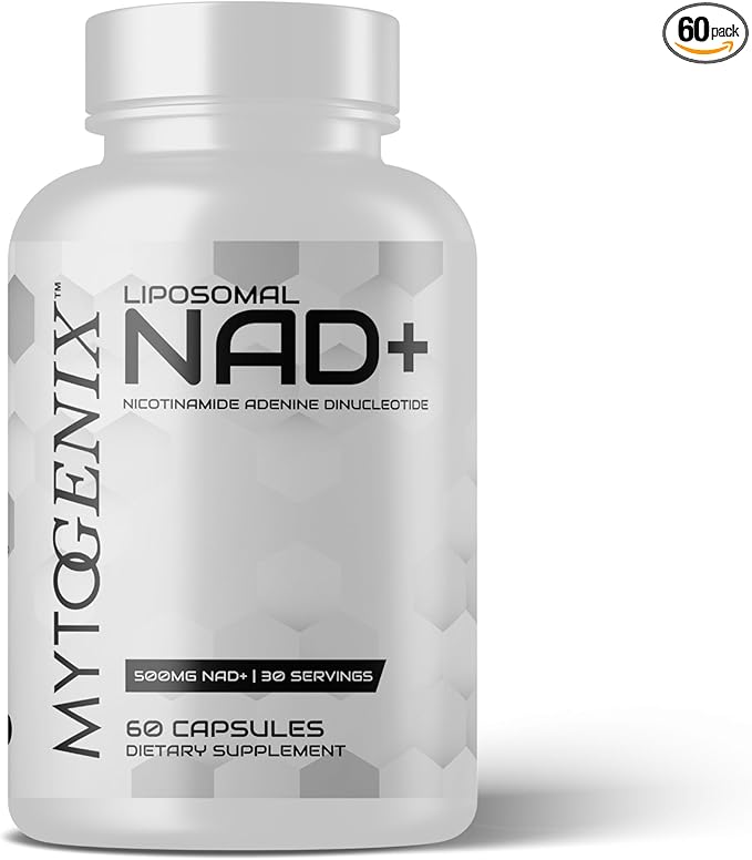 NAD+ Capsules – Advanced Cellular Energy &amp Wellness Support – 500mg High Purity Formula – 60 Veggie Capsules
