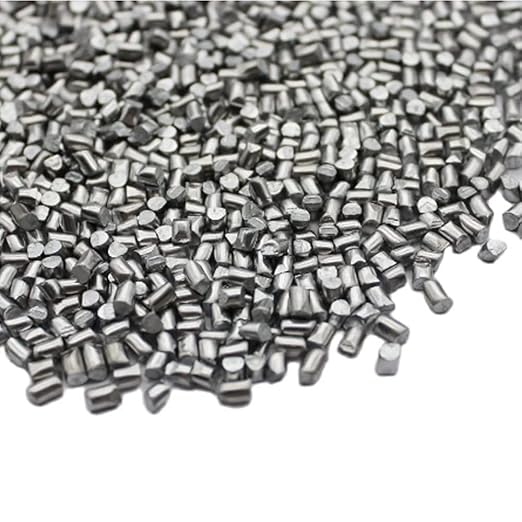 High Purity 99.99% Zinc Particles Blocks Pellets for Metal Purification Industrial Use Customizable Sizes(3 * 3mm 500g)