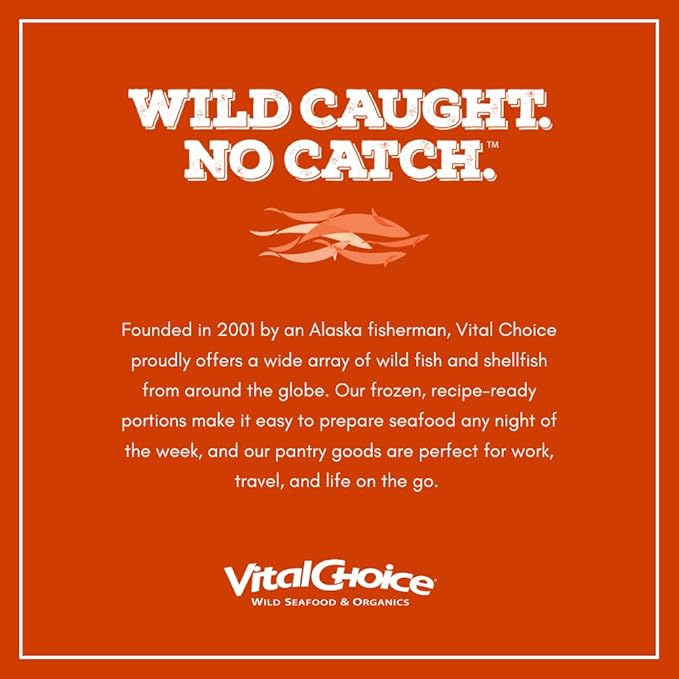 Vital Choice MSC Vitamin D3 in Wild Alaskan Sockeye Salmon Oil Dietary Supplement 180 Softgels