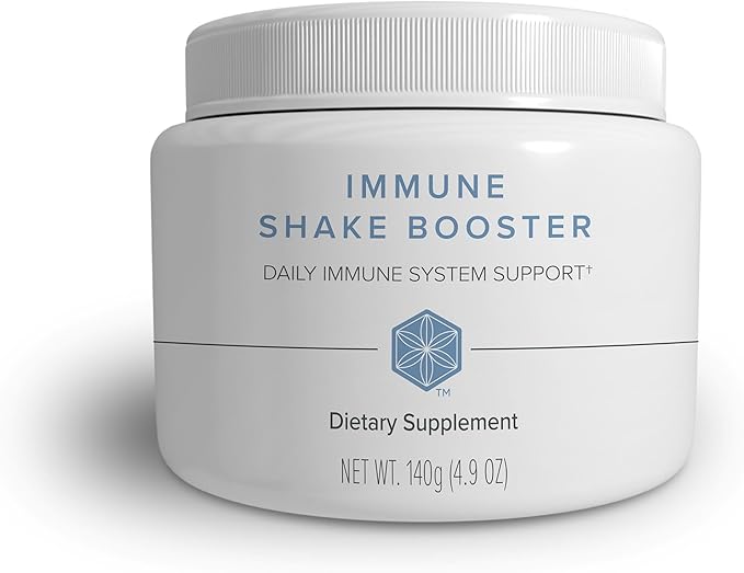 Isagenix Immune Shake Booster - Supports Healthy Immune Function with Wellmune® Beta-Glucans &amp Mushroom Blend - Unflavored Powder for Easy Mixing - Good Source of Fiber - No Artificial Ingredients