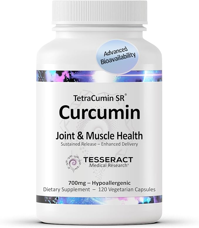 TetraCumin SR Joint Support Supplement Sustained Release Turmeric Curcumin Metabolite Proprietary Joint Supplements for Women &amp Men Helps Promote Muscle &amp Joint Health 120 Capsules