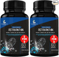 Research Labs Triple Strength Natural Astaxanthin 12mg Softgels + Extra Bottle Organic Coconut Oil for Enhanced Absorption Powerful Antioxidant Supports Eye Joint &amp Heart Health 120 Total Softgels