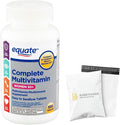 Equate Complete Multivitamin Tablets Women 50+ 100 Tablets - Set by Basket Goods
