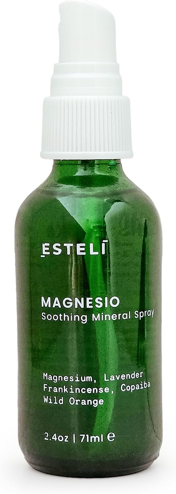 ESTELÍ – MAGNESIO Mineral Night Mist – Pure Zechstein Sea Magnesium Blend with Lavender Frankincense &amp Copaiba – Fast-Absorbing Aromatic Body Mist – Vegan &amp Clean Nighttime Ritual