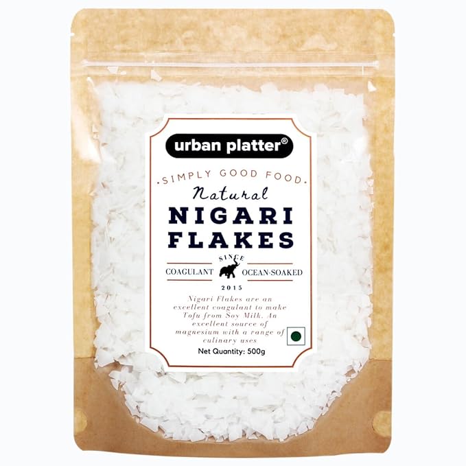 Urban Platter Natural Nigari Flakes 500g [Magnesium Chloride Flakes]
