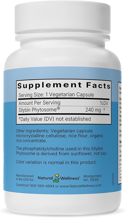 Natural Wellness Super Probiotics and Milk Thistle Bundle Detox &amp Repair Supplement Non-GMO 10 Billion CFUs for Digestive &amp Immune Health | Non-GMO 30-Day Supply
