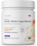 Plant Based Protein Powder for Optimal Gut Health Probiotic Protein Shake with Fermented Plant Proteins Vegan Dairy &amp Stevia-Free Unflavored