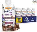 Ensure Max Protein Shake | Milk Chocolate with Caffeine | Ready to Drink | 30g Protein for Muscle Health | 1g Sugar 4g Fiber | 11 fl oz 12 Pack