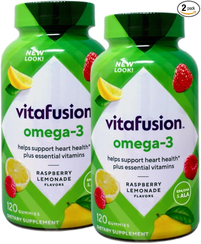 Vitafusion Omega-3 Gummies 240 Count
