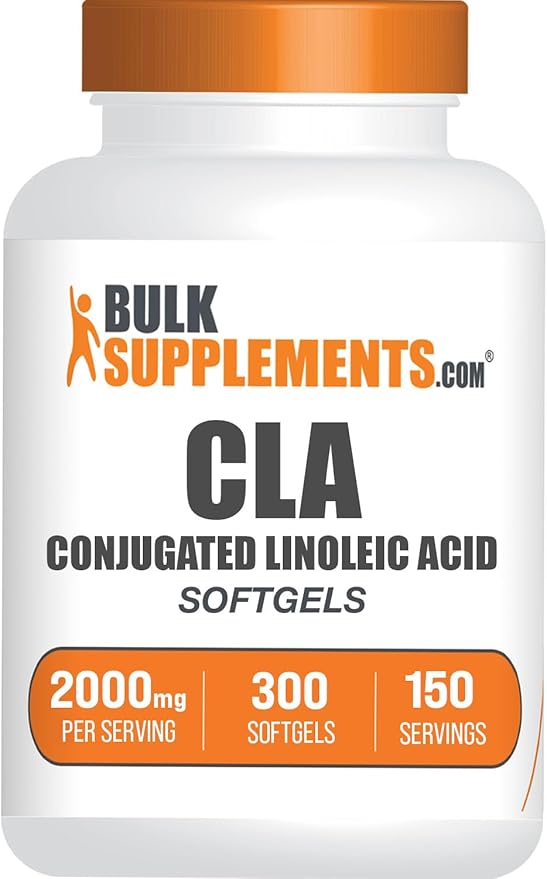 BulkSupplements.com Conjugated Linoleic Acid Softgels - CLA Supplements CLA 2000mg CLA Safflower Capsules CLA Pills - 2 CLA Softgels per Serving 150-Day Supply 300 Softgels