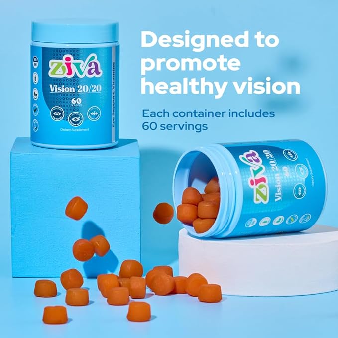 ZIVA Vision 20/20 (60 Gummies)