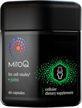 MitoQ +Joint Advanced CoQ10 Antioxidant Supplement - Contains Mitoquinol Mesylate &amp Green Lipped Mussel Omega Oil Extract - Supports Healthy Joint Mobility and Cell Vitality (60 Softgel Capsules)