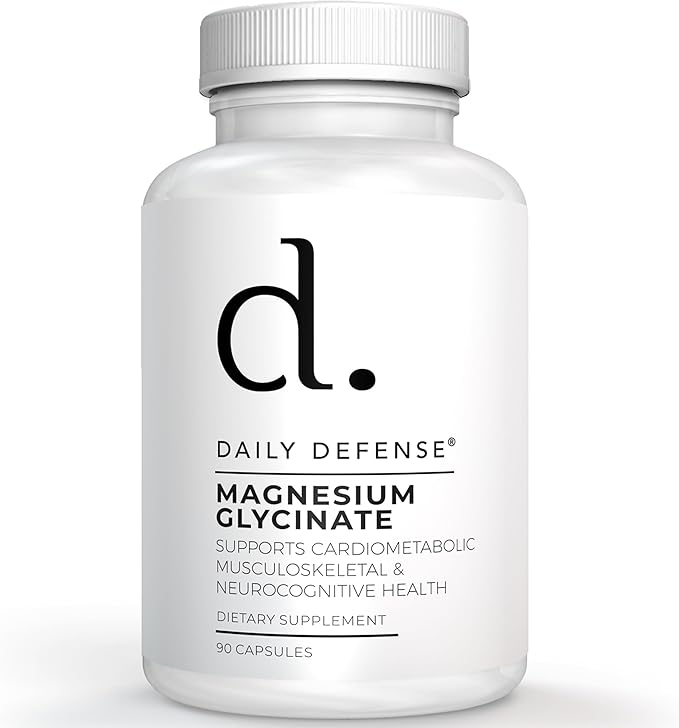 Magnesium Glycinate 200mg – Chelated Magnesium Bisglycinate for Muscle Relaxation Restful Sleep Heart Health &amp Metabolism Support – 90 Capsules Made in USA