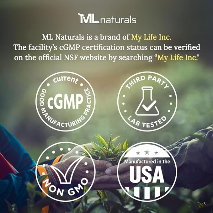 ML Naturals Alpha Lipoic Acid 600mg (Per Serving) – 240 Vegetable Capsules – Supports Digestion &amp Absorption – Non-GMO &amp Gluten-Free