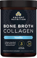 Ancient Nutrition Collagen Powder Bone Broth Collagen Vanilla Hydrolyzed Multi Collagen Peptides Supports Skin and Nails Joint Supplement 30 Servings 18.3oz